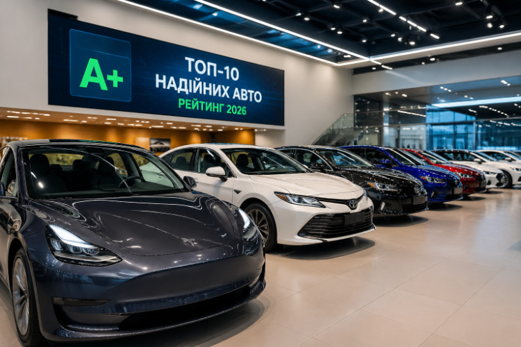Топ-10 найбільш надійних автомобілів 2026 року