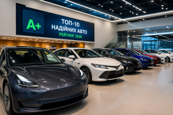 Топ-10 найбільш надійних автомобілів 2026 року - 1