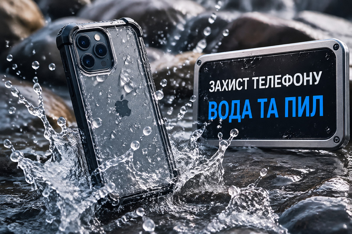 Як захистити телефон від води і пилу?