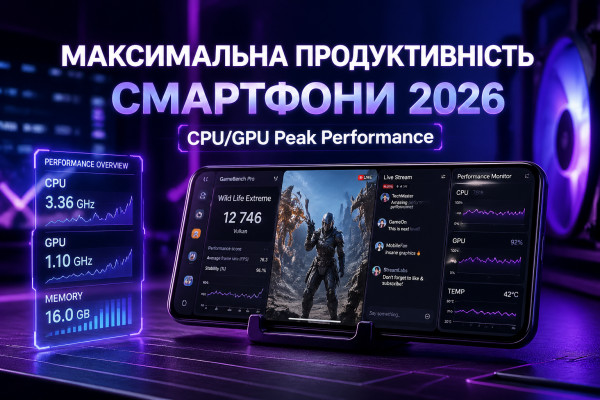 Смартфони з найбільшою продуктивністю в 2026 році - 1