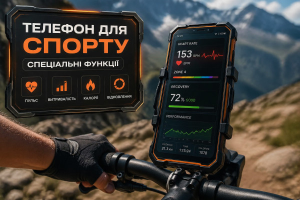 Спеціальні функції телефону для спортсменів - 1