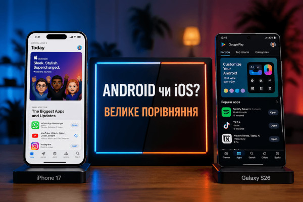 Порівняння Android і iOS: що вибрати? - 1