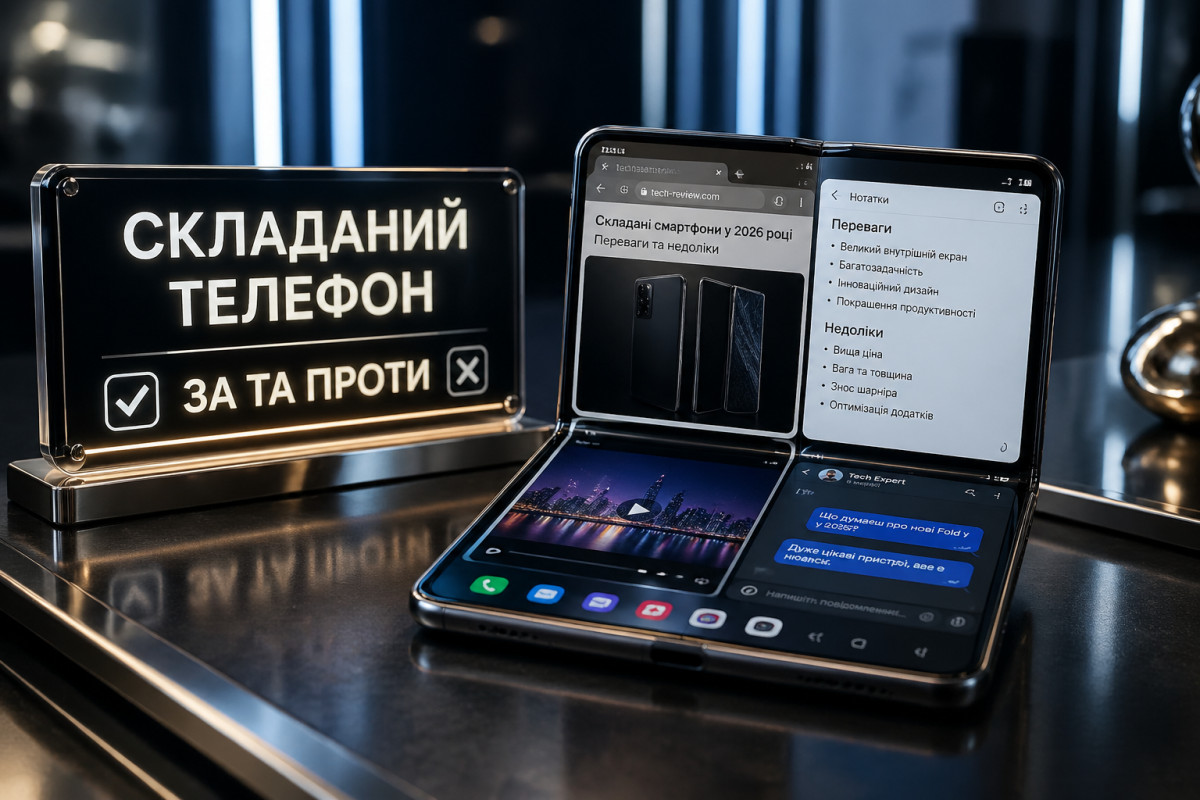 Чи варто купувати телефон з розкладним екраном?