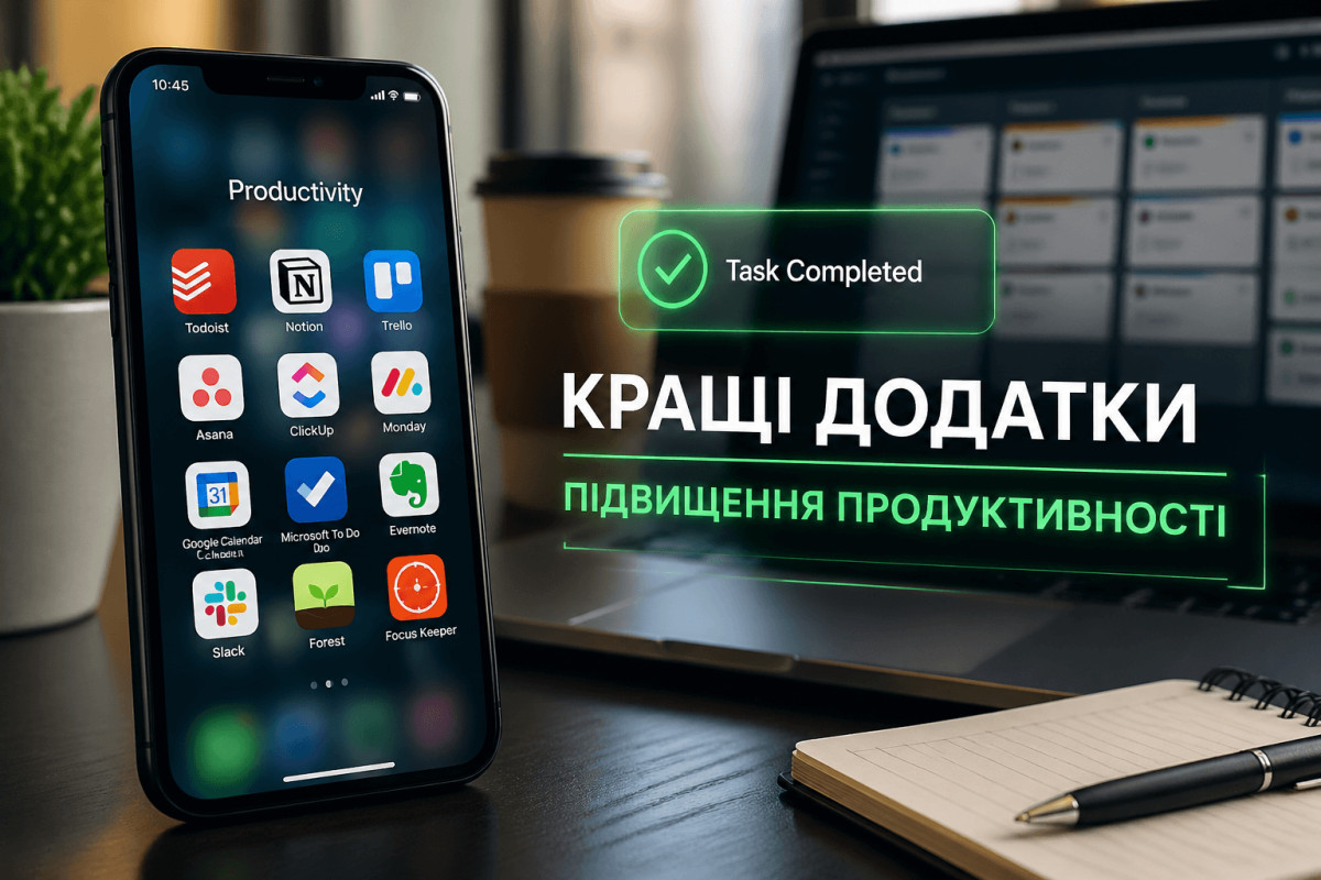 Кращі додатки для підвищення продуктивності