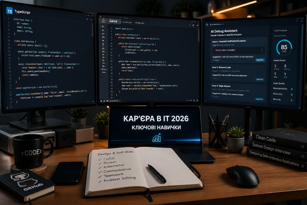 Які навички потрібні для кар'єри в IT-сфері