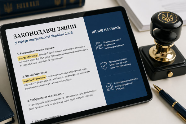 Законодавчі зміни в сфері нерухомості: що вплине на ринок - 1