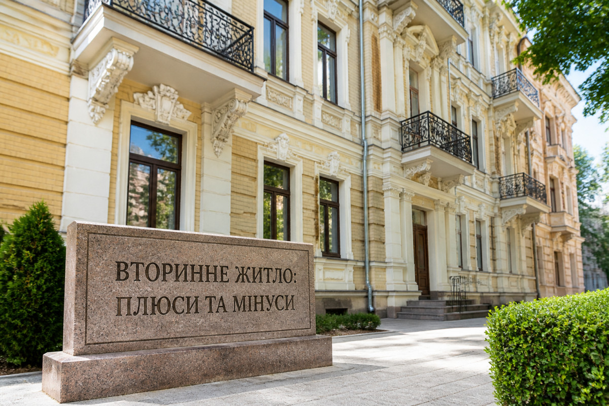 Переваги та недоліки вторинного житла