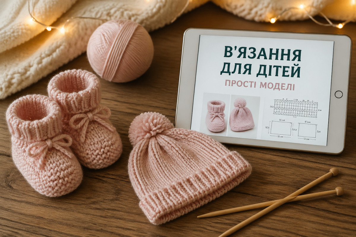 В'язання для дітей: прості моделі для малюків