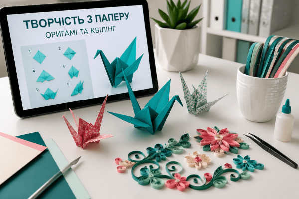 Ідеї для творчості з паперу: оригамі та квілінг - 1