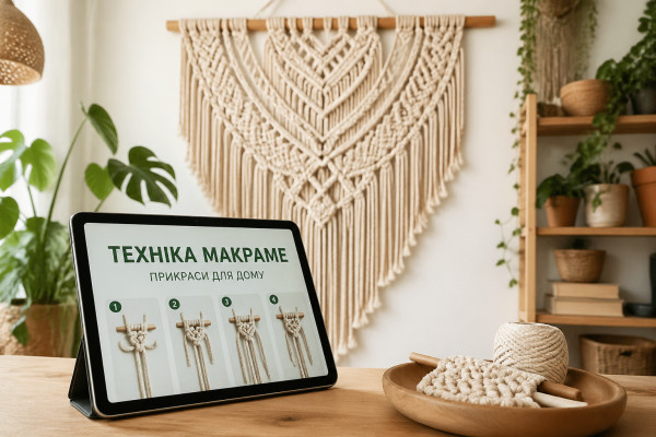 Техніка макраме: створюємо прикраси для дому - 1
