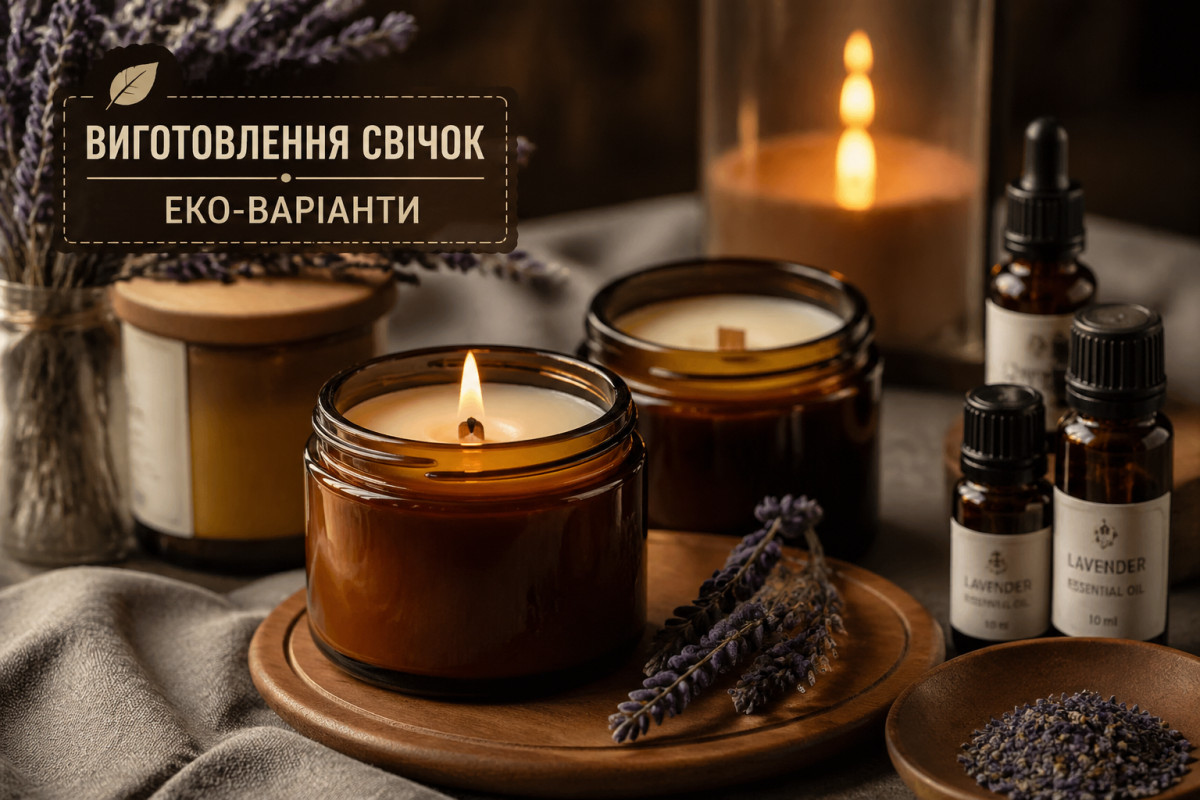 Виготовлення свічок: екологічні та ароматичні варіанти