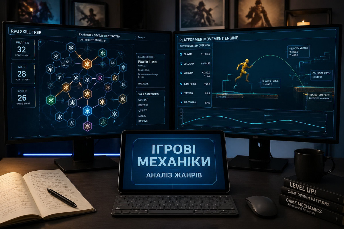 Ігрові механіки: як їх використовують у різних жанрах