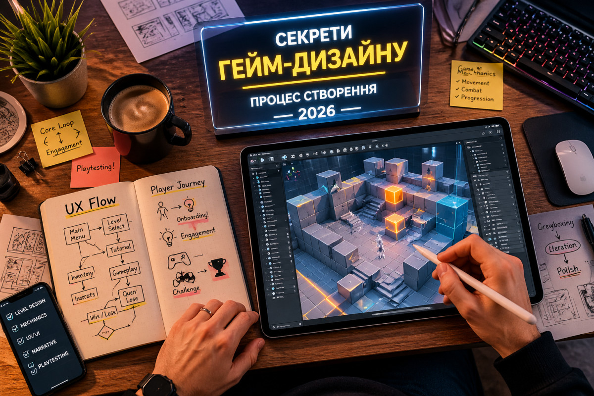 Секрети успішного гейм-дизайну