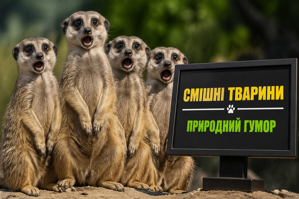 Смішні тварини: як природа створює гумор